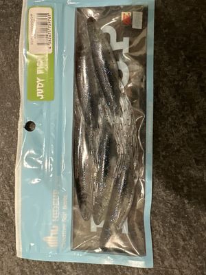 Hideup Judy Fish 4.2” Electric Smoke. New In Package. Great New JDM Baits.