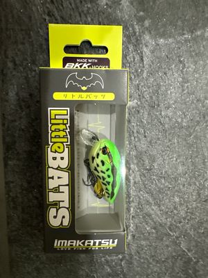 Imakatsu Little Bats #382 Amagaeru. Gorgeous Smaller JDM Cranks With Rear Underspin. NIP