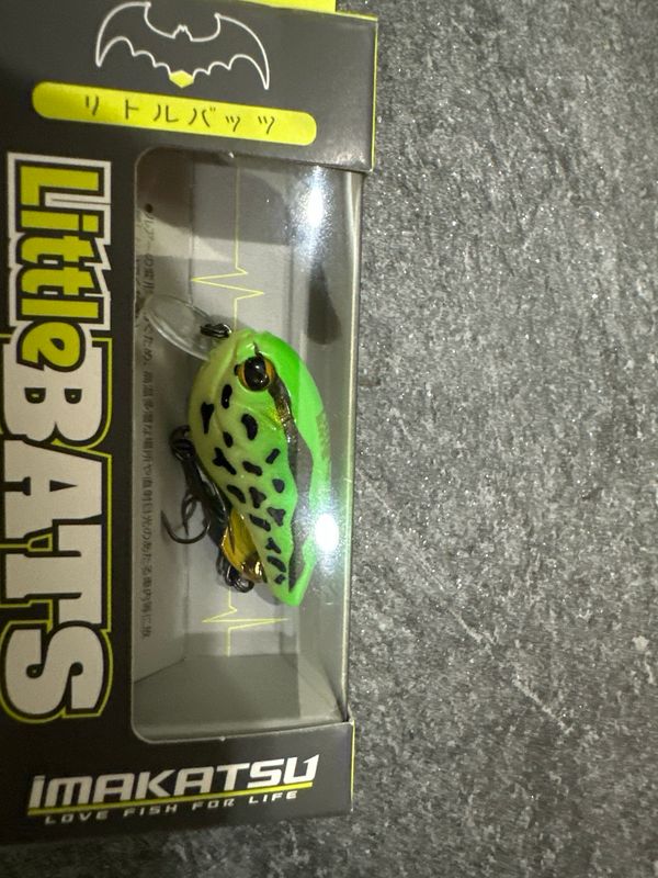 Imakatsu Little Bats #382 Amagaeru. Gorgeous Smaller JDM Cranks With Rear Underspin. NIP
