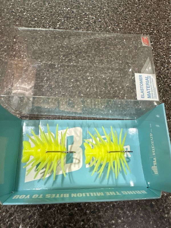 Coike Bug Bomber “Bomber Chart” NEW Hideup Creature Bait. 2 Elastomer Baits Per Pack. NIB