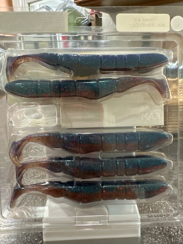 Kaesu Tora 6.5" #10 Bloody Blue 5baits per Pack