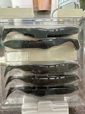 Kaesu Tora 6.5" #03 Black 5baits per pack