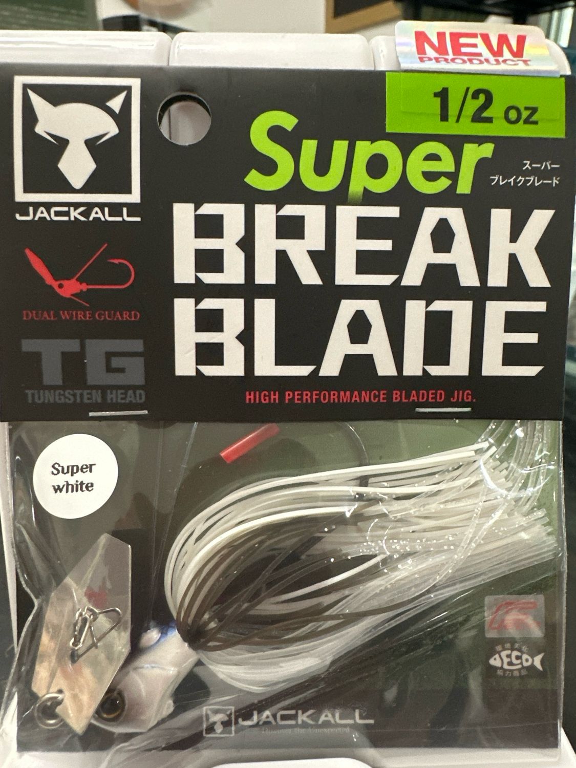Jackall Super Break Blade 1/2oz TG Super White