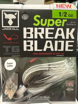Jackall Super Break Blade 1/2oz TG Super White