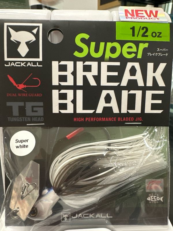 Jackall Super Break Blade 1/2oz TG Super White
