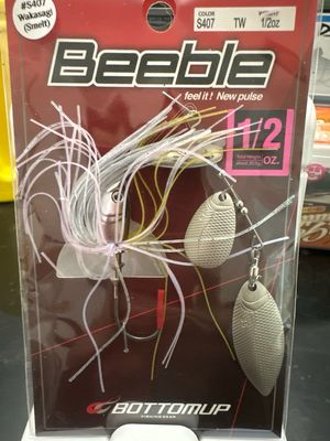 BottomUp Beeble TW 1/2oz #S407 Wakasagi (Smelt) Spinnerbait