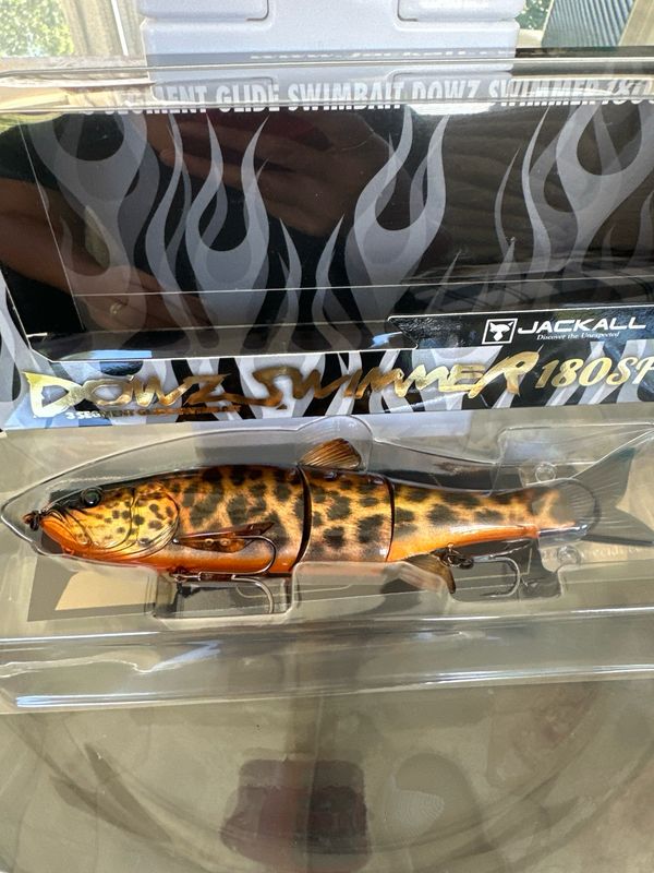 Jackall Dowz Swimmer 180SF Blazing Leopard 180mm | 2oz | Slow Floating