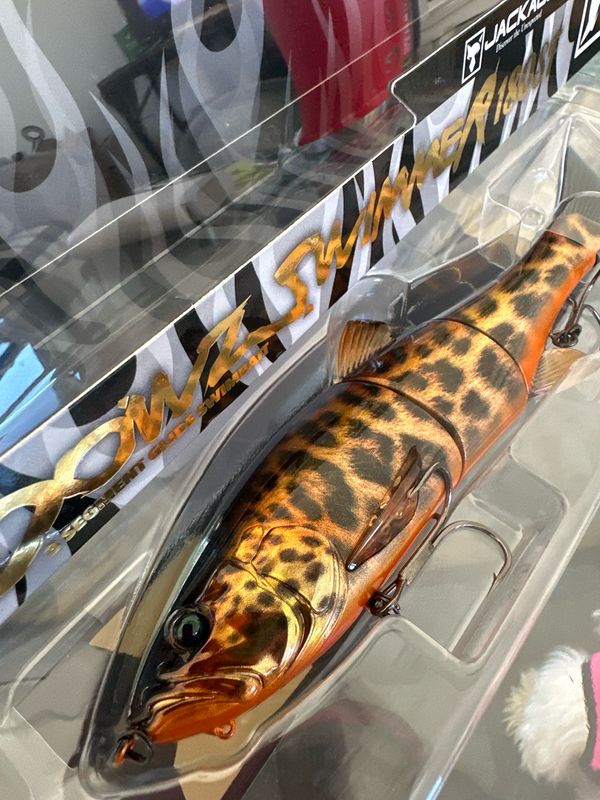 Jackall Dowz Swimmer 180SF Blazing Leopard 180mm | 2oz | Slow Floating