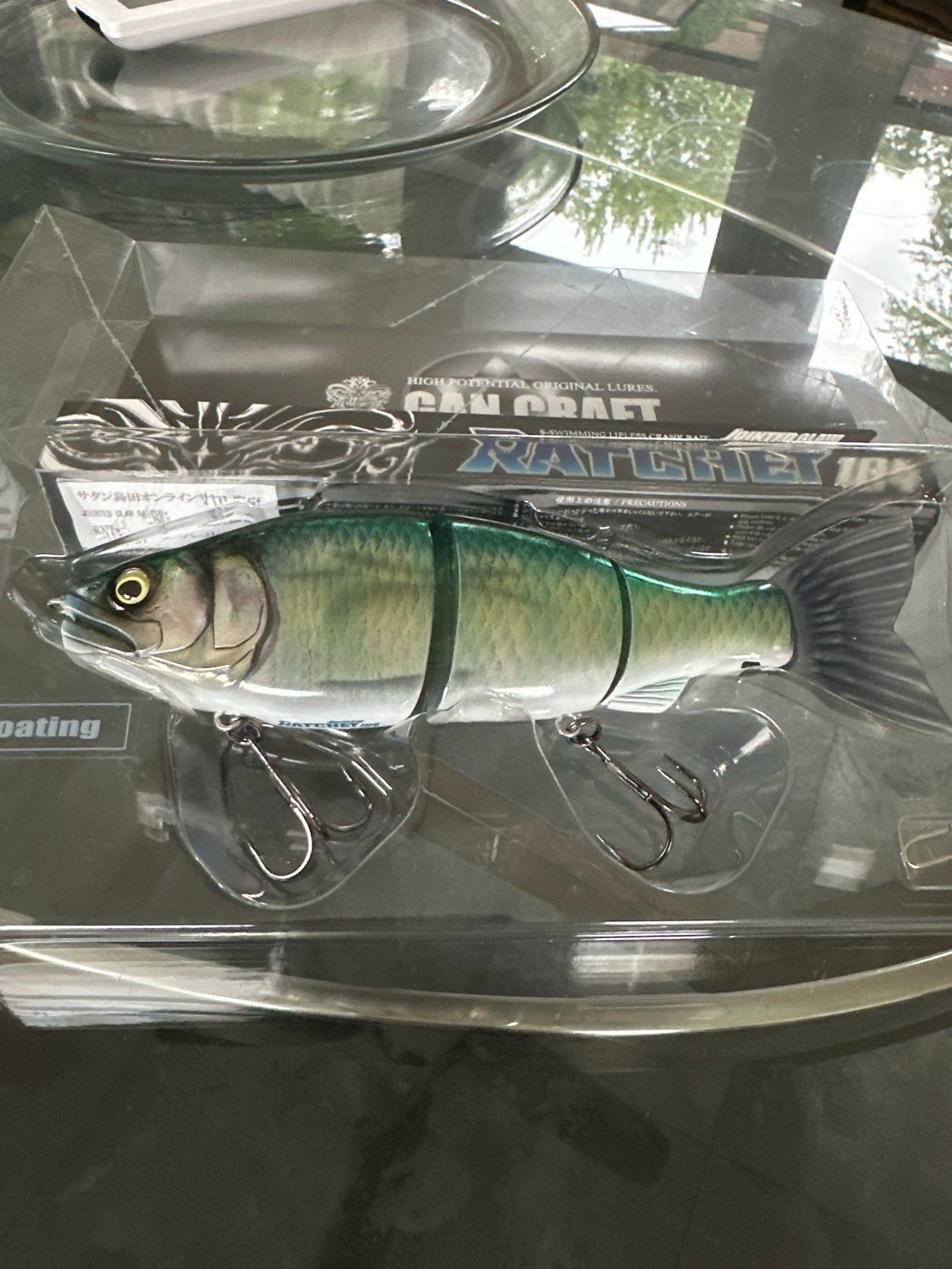 Gan Craft Jointed Claw Ratchet 184 #STN-01 Super Real Lotus 180mm | 2.5oz | Floating