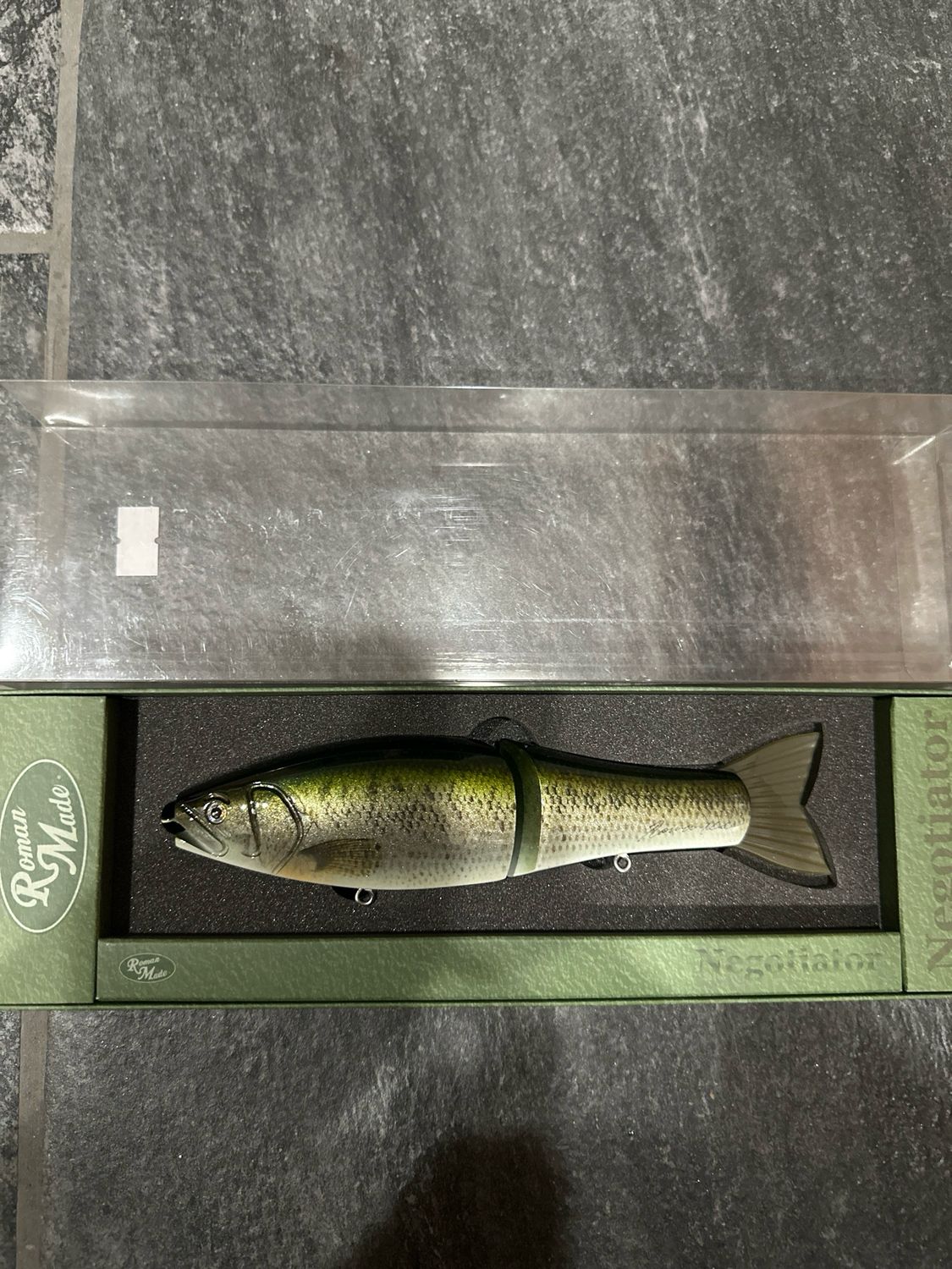 Roman Made Negotiator. Bass Color. 180mm 85g (little Over 7” And Just Over 3oz). Exact Bait In Pics. NIP