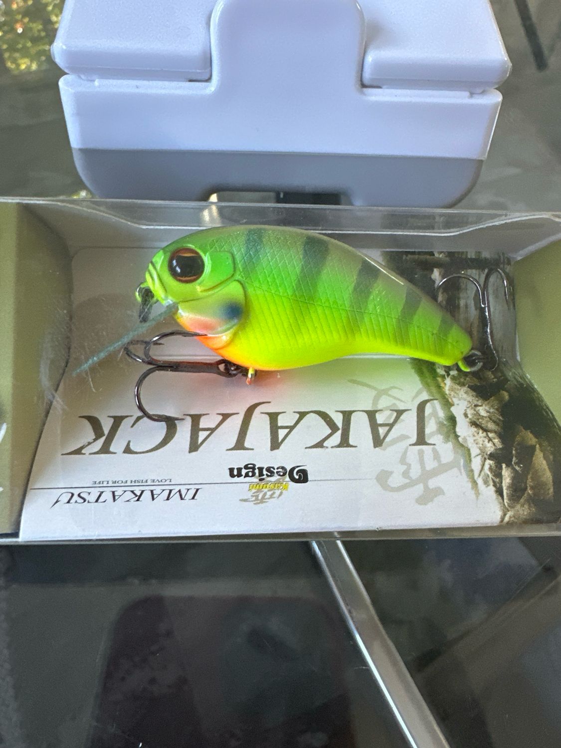 Imakatsu Jaka Jack. Very Rare #229 Green Perch 6.0cm | 10.7g. Only Time We Have Ever Had This Color. NIB