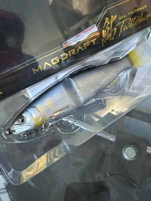 Megabass Magdraft Ayu Twitcher #01 Hayase Ayu 7inch | 1.1/2oz | Sinking