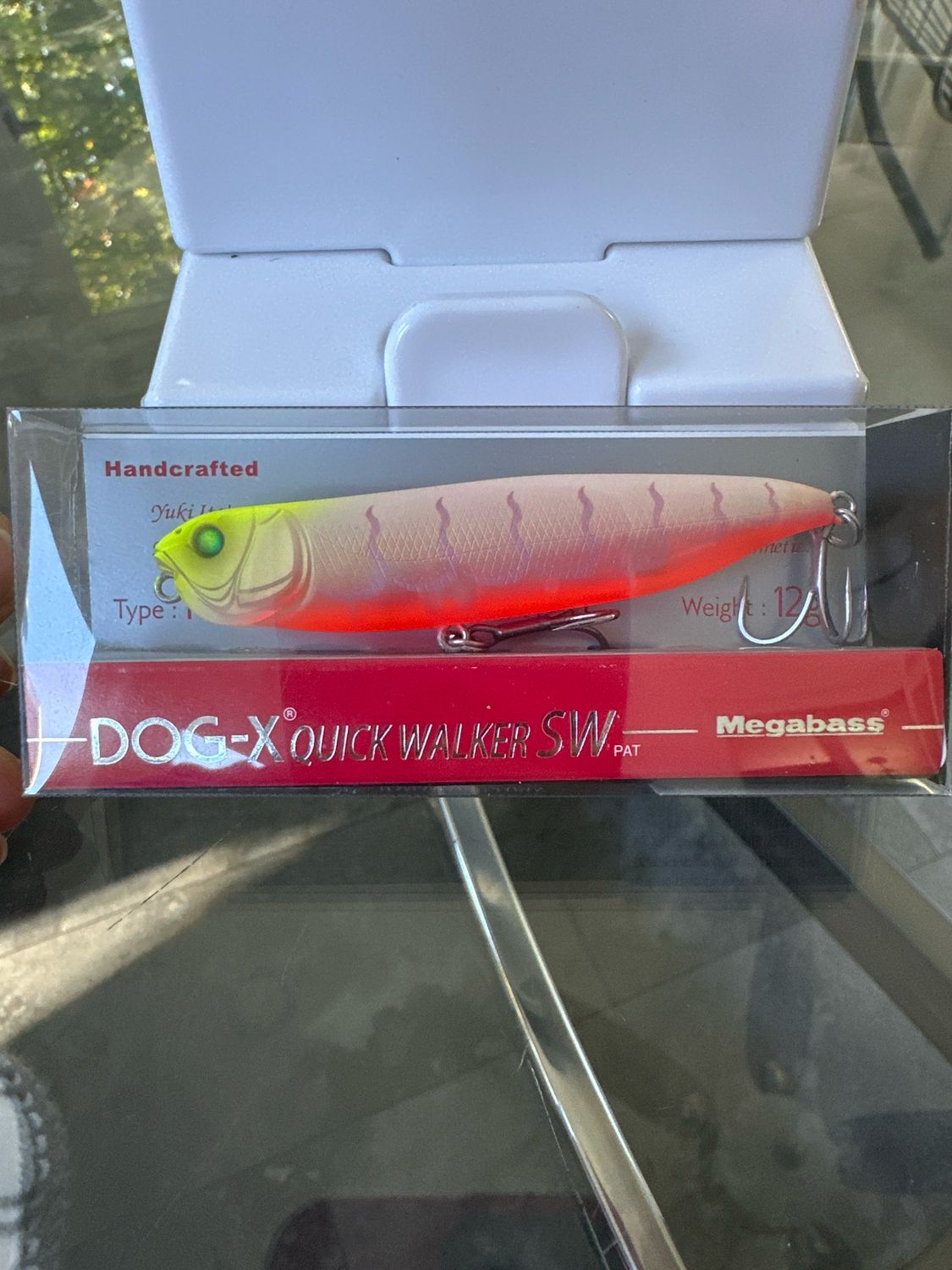 Megabass Dog-X Quick Walker SW #7 Hot Shrimp RB II 87mm | 12g | Floating