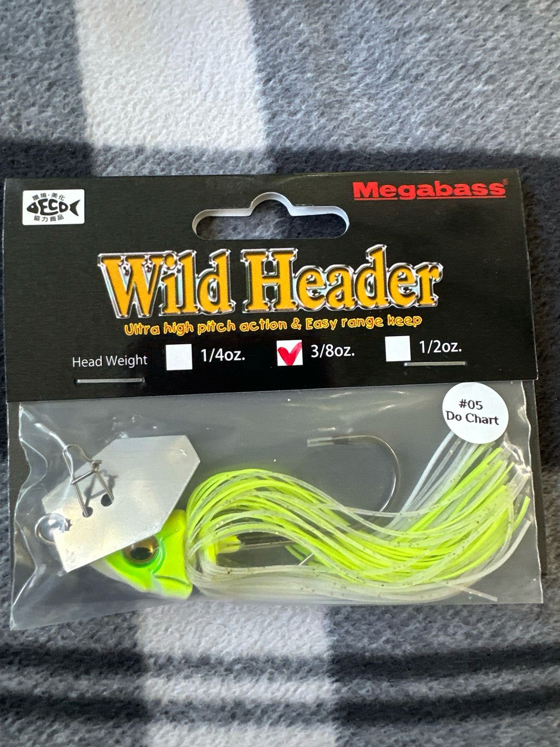 Megabass Wild Header Do Chart 3/8oz Very Rare/hard To Find. Exact Bait In Pictures. NIP