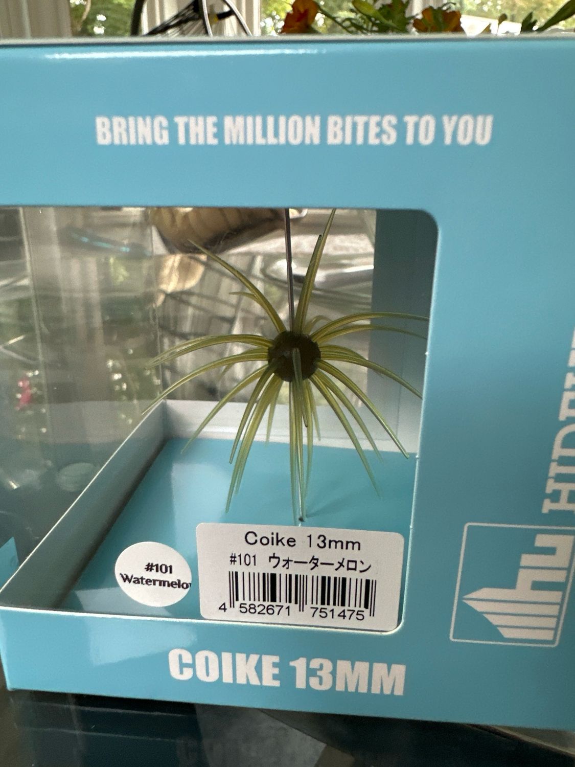 HideUp Coike 13mm HOT JDM Urchin Bait. #101 Watermelon. New In Box