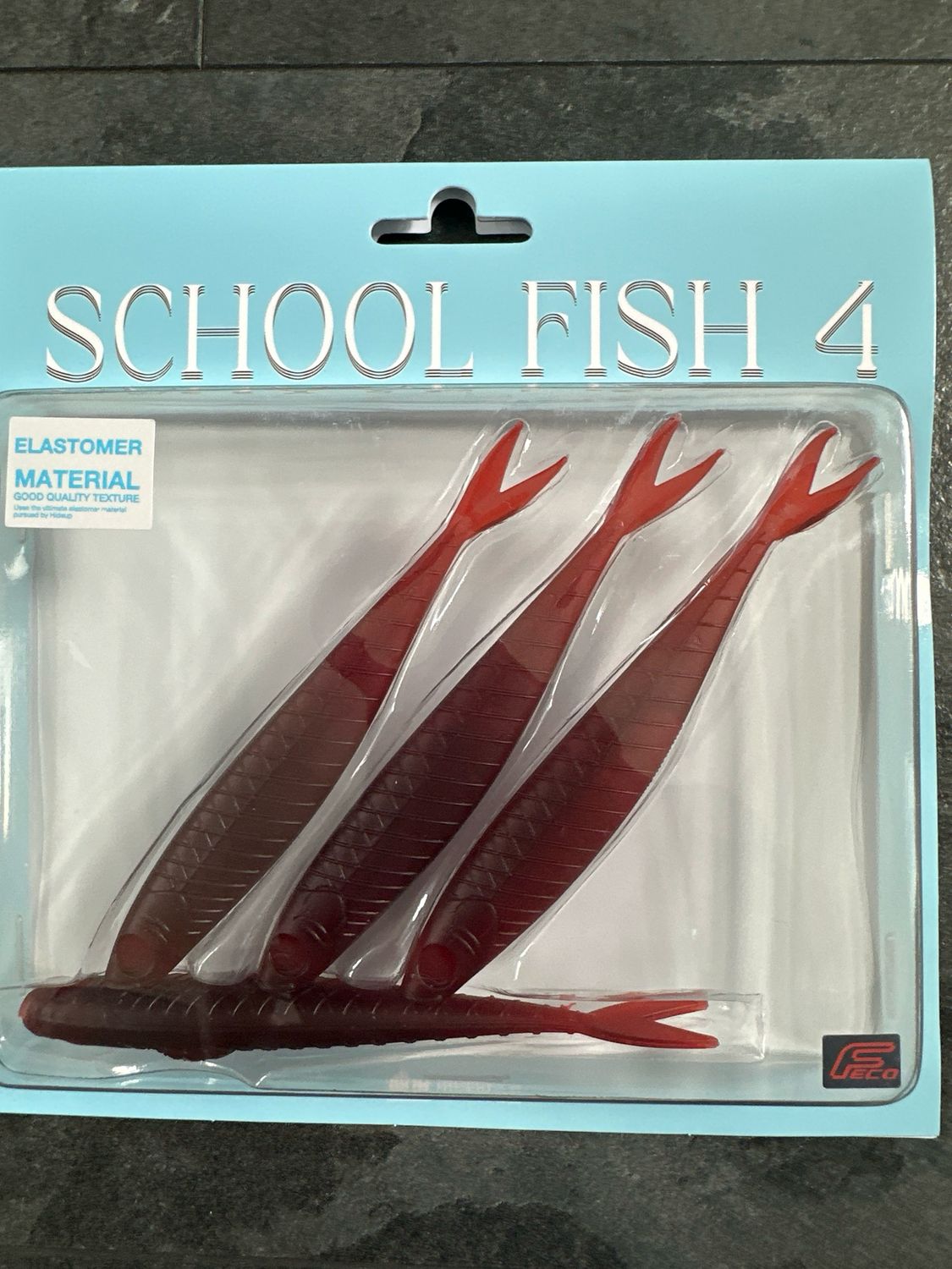 HideUp School Fish 4 Elastomer #108 Scuppernong 4baits per Pack