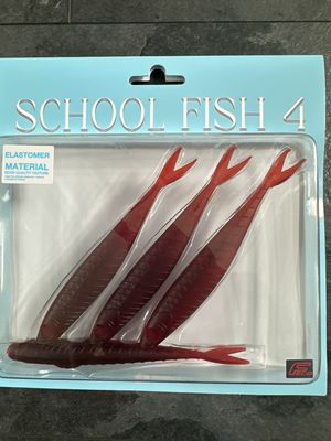 HideUp School Fish 4 Elastomer #108 Scuppernong 4baits per Pack