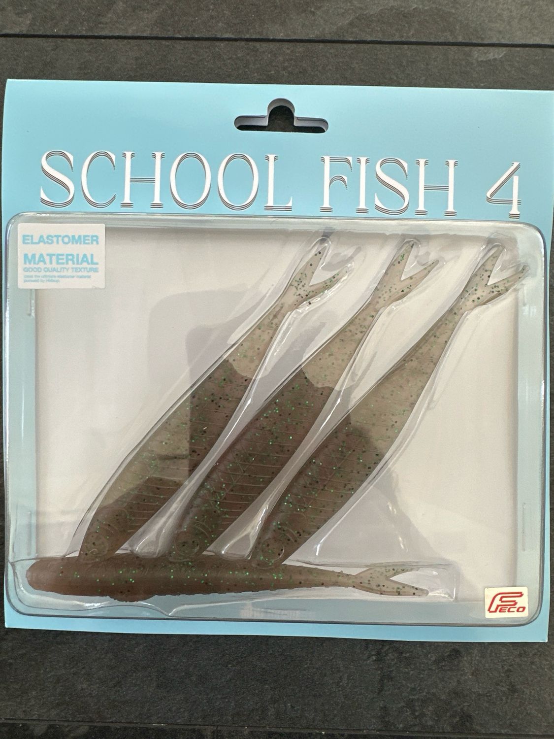 HideUp School Fish 4 Elastomer #243 Tamaranbai Dark Shrimp 4baits per Pack