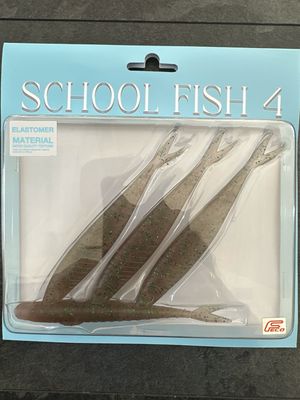 HideUp School Fish 4 Elastomer #243 Tamaranbai Dark Shrimp 4baits per Pack
