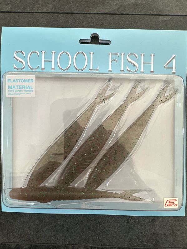 HideUp School Fish 4 Elastomer #243 Tamaranbai Dark Shrimp 4baits per Pack