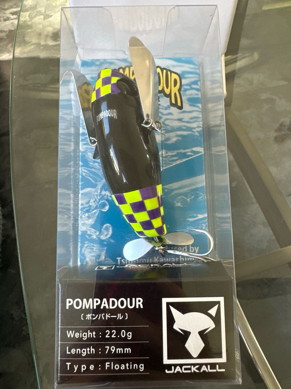 Jackall Pompadour Black Checker 79mm | 22.0g | Floating
