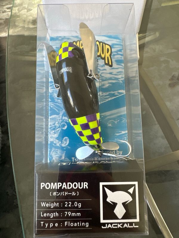 Jackall Pompadour Black Checker 79mm | 22.0g | Floating