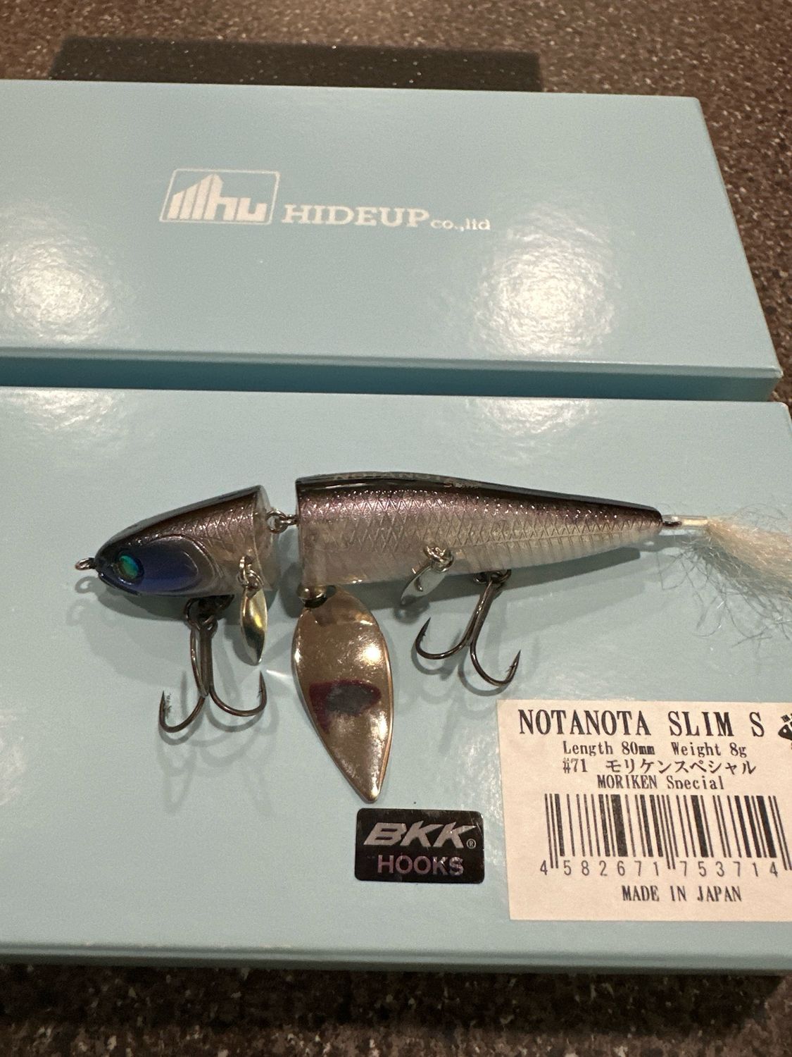 HideUp Notanota Slim S #71 Moriken Special 80mm | 8g