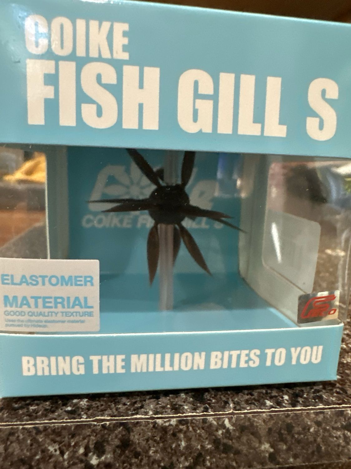 Coike Fish Gill S. New Arrivals. Green Pumpkin, Elastomer. New In Box.