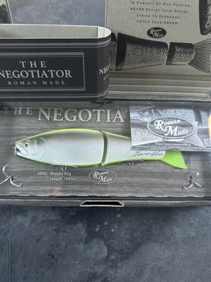 Roman Made Negotiator. Limited Edition Natural Yellow. Stunning JDM Hand Carved 180mm 85g (3oz)