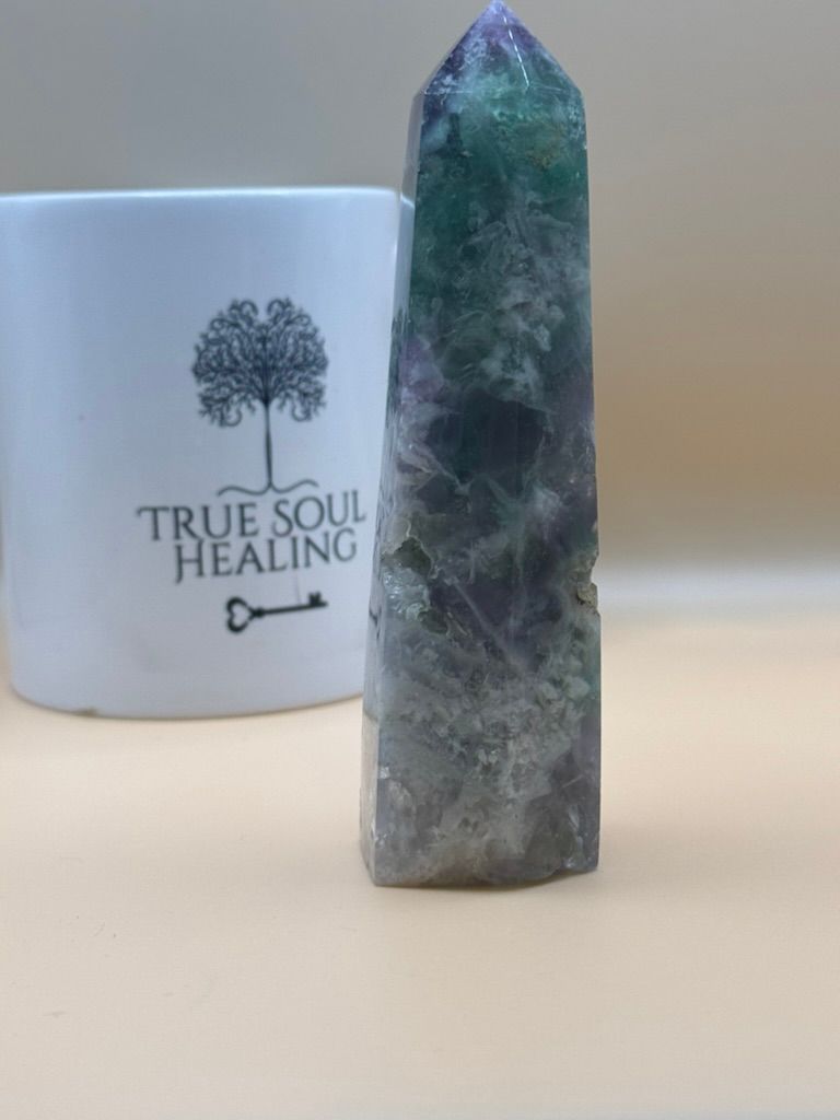 Rainbow Fluorite wand