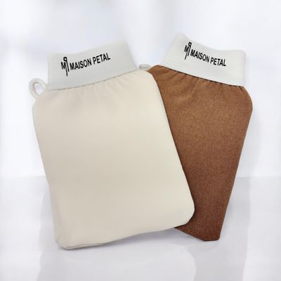 His &amp; Hers Exfoliating Glove Mitt Body Scrubber - For Dead Skin Scrubbing and Deep Pore Cleansing