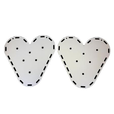 12″ Heart shaped Heavy Duty Mum Backer - 4 Pcs. 12″ Heart shaped Heavy Duty Mum Backer - 4 Pcs.
