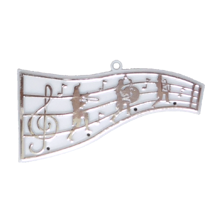 Musical Wave Charm – 3.5″ – 2 pc. pkg. (Various Colors)