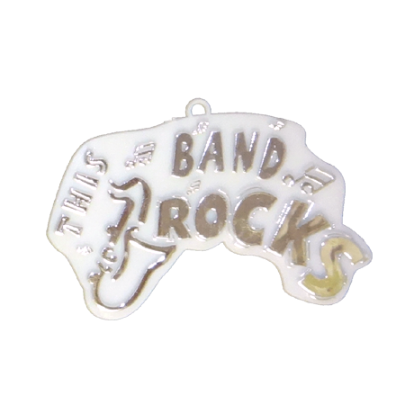 This Band Rocks Charm – 3″– 1 pc. pkg. (Various Colors)