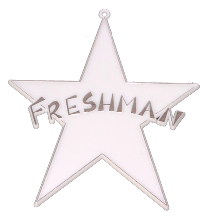 Freshman Star – 4″– 2 pc. pkg. (Various Colors)