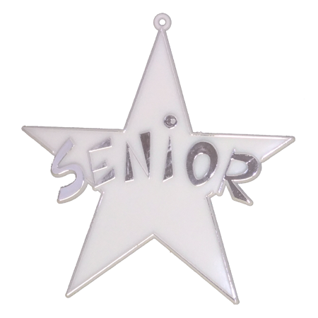 Senior Star – 4″ – 2 pc. pkg. (Various Colors)