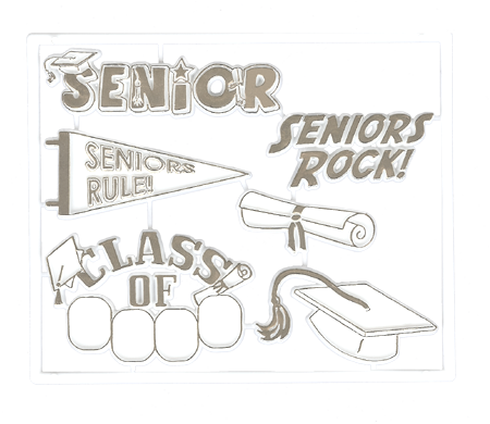 Senior Charm Pack – 6 pc. pkg. (Various Colors)