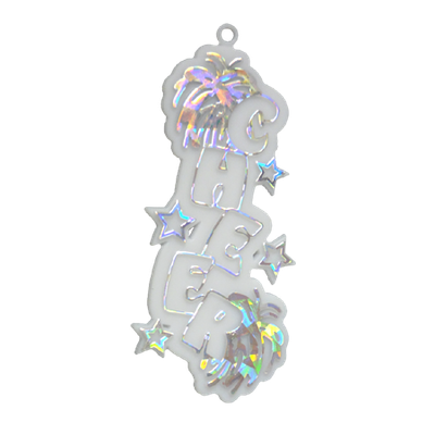 Cheer Charm – 3.25″ – 2 pc. pkg. (Various Colors)