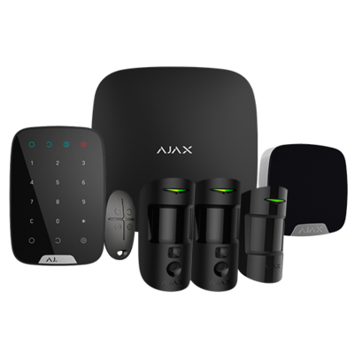 AJ-HUB2KIT4G-MP-PHOD-B
Kit de alarma profesional
Certificado Grado 2
Comunicación Ethernet / dual SIM 4G
Inalámbrico 868 MHz Jeweller y Wings
Ajax HUB 2 4G, 2 PIRCAM PhOD, 1 detector PIR
1 mando, 1 te