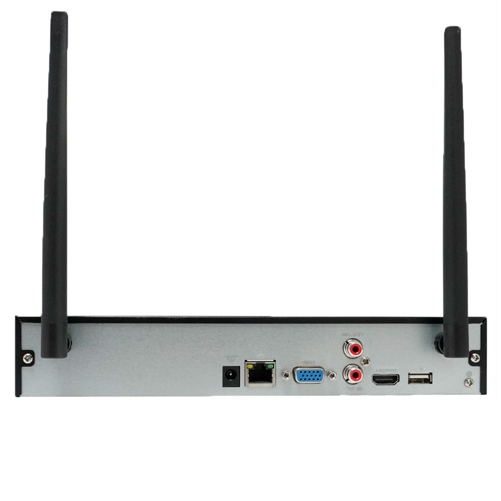 NVR1104HS-W-S2-CE-IMOU Grabador WiFi para cámaras Imou
WiFi 2.4GHz y cable LAN
4 CH vídeo IP
Compresión H.265+ / H.264+
Salida HDMI y VGA
Admite 1 disco duro