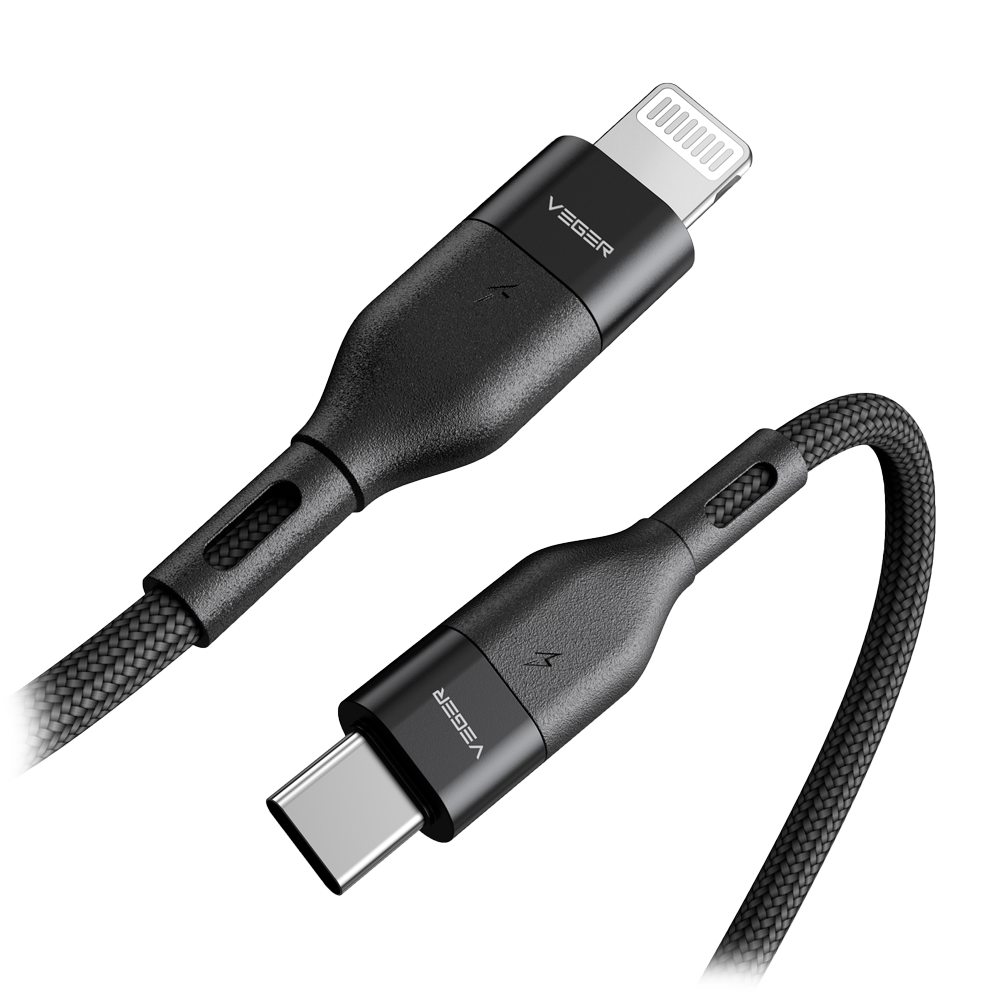 VG-CL01. Cable USB2.0. USB-C a Lightning. Carga rapida 65W 
Veger
Cable USB2.0 para portátiles
Carga rápida PD65W
USB-C a Lightning
Cubierta de metal trenzado
Longitud 1.2m