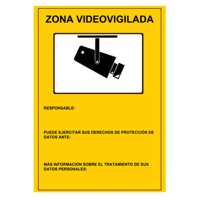 AC-CARTEL-ES Serigrafía de Zona Videovigilada Según la Ley Orgánica 15/1999 LOPD
Cartel de plástico
Serigrafía Zona Videovigilada
Homologado
297 (Al) x 210 (An) mm
Uso interior/exterior
Necesario en t AC-CARTEL-ES Serigrafía de Zona Videovigilada Según la Ley Orgánica 15/1999 LOPD
Cartel de plástico
Serigrafía Zona Videovigilada
Homologado
297 (Al) x 210 (An) mm
Uso interior/exterior
Necesario en t