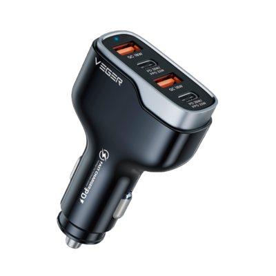 VG-CC53-2A2C Cargador Mechero coche
VEGER
Mechero coche
Potencia 66W
Carga rápida 30W
Salidas 2 USB-C, 2 USB-A
Color negro VG-CC53-2A2C Cargador Mechero coche
VEGER
Mechero coche
Potencia 66W
Carga rápida 30W
Salidas 2 USB-C, 2 USB-A
Color negro