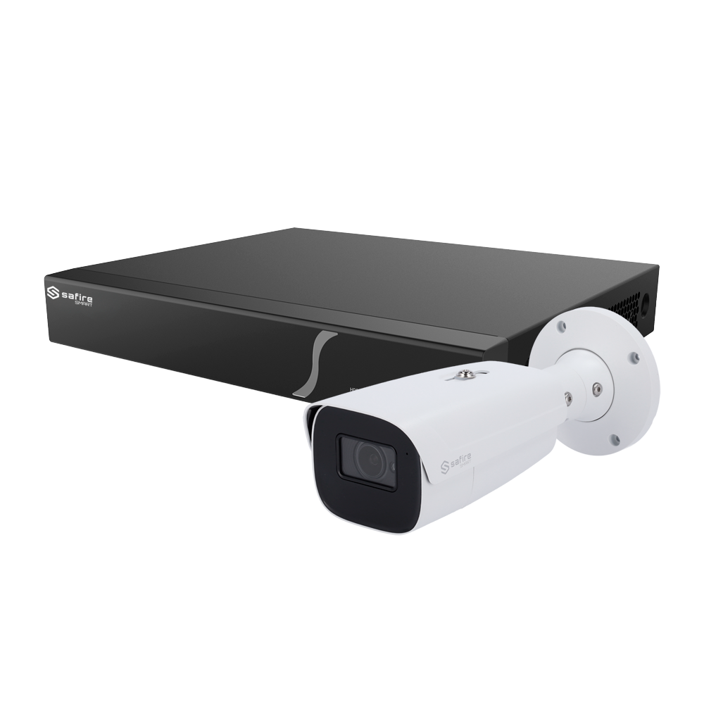 SF-DEMOSMART-B Kit de Inteligencia Artificial Safire Smart
1 Cámara Bullet de 4Mpx
1 NVR de 8CH con audio y alarma
1 Disco duro de 1TB
Salida de vídeo HDMI 4K
Clasificación de humano y vehículo avanza