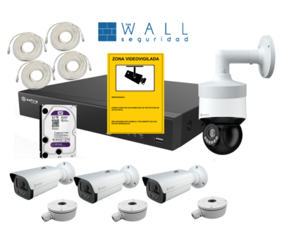 KIT GL IP GRABADOR NVR 8CH Puertos PoE, CAM 8MG,
Disco duro 4 TB,
3 Cámara Bullet IP gama I1 con Disuasión activa + Soporte,
1 Cám PTZ AUTOTRACKING 4MG gama I1 con LUZ Blanca + Soporte,
4 UTP6 KIT GL IP GRABADOR NVR 8CH Puertos PoE, CAM 8MG,
Disco duro 4 TB,
3 Cámara Bullet IP gama I1 con Disuasión activa + Soporte,
1 Cám PTZ AUTOTRACKING 4MG gama I1 con LUZ Blanca + Soporte,
4 UTP6