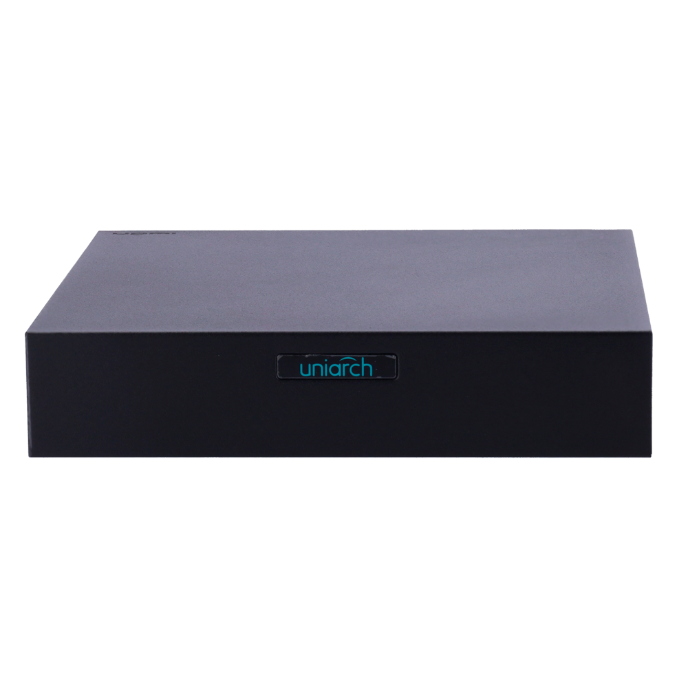 UV-NVR-106S3
Grabador NVR Uniarch
6 CH vídeo
Ancho de banda 64Mbps
HDMI Full HD y VGA
Resolución máxima 6Mpx
Admite 1 disco duro Max. 6 Tb