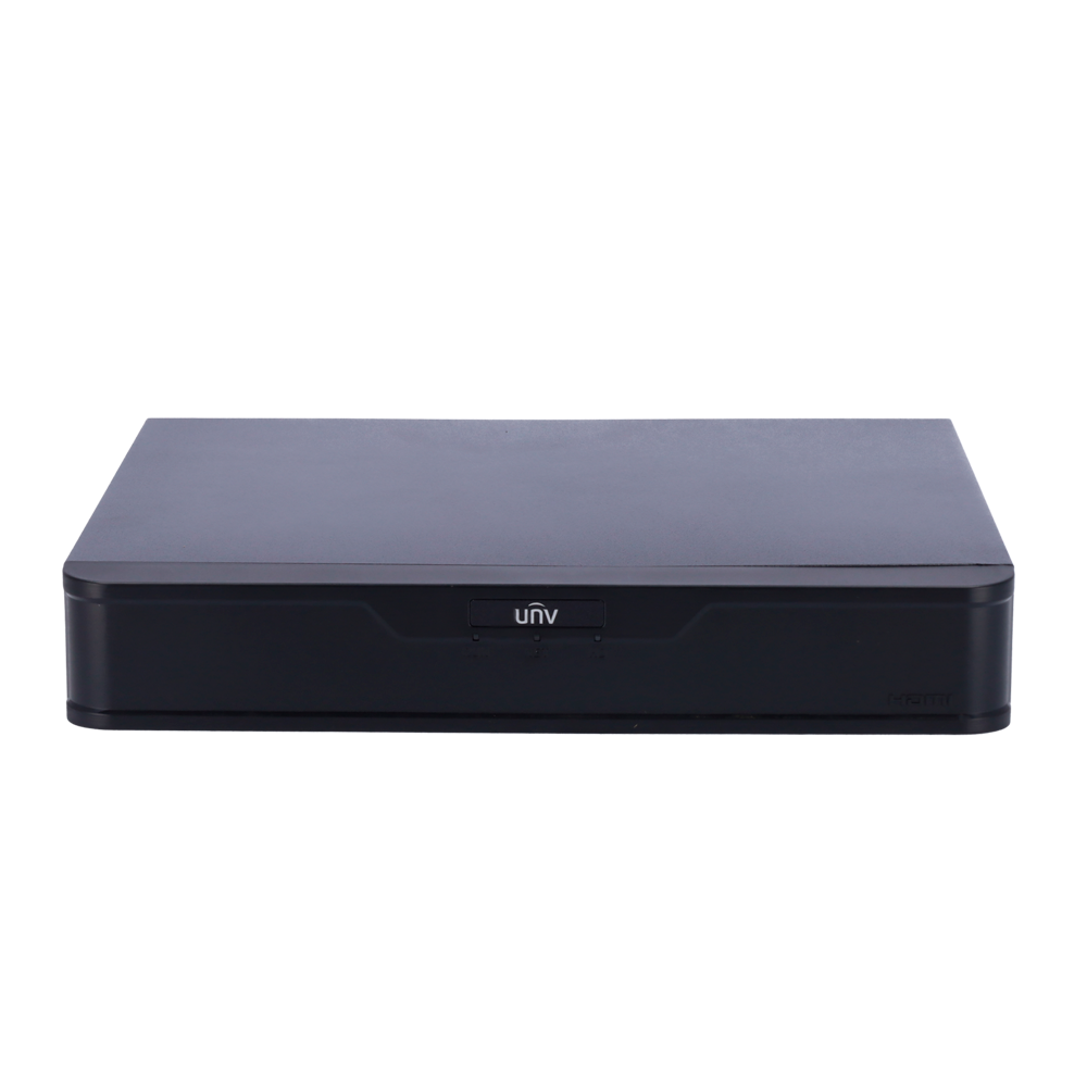 UV-NVR501-04B-P4-A
Grabador NVR para cámaras IP
Gama Prime
4 CH vídeo / Compresión Ultra H.265
4 Canales PoE
Resolución máxima 8Mpx
Ancho de banda 80 Mbps
Admite 1 disco duro de hasta 8