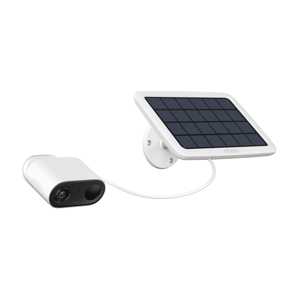 KIT-IPC-B32P-FSP12-IMOU
Cámara Wifi Imou 3 Megapixel
Batería 5000 mAh + Panel solar
Lente 2.8 mm / IR 7 m
Detección PIR + Humanos
Audio bidireccional / Sirena
Apta para exterior IP65