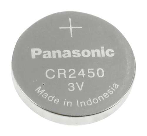 BATT-CR2450
Panasonic
Pila CR2450
Voltaje 3.0 V
Litio
Capacidad nominal 620 mAh
Compatible con productos del catálogo