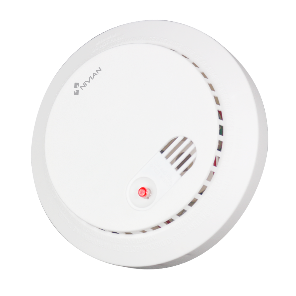 NVS-D5C
Nivian Smart
Detector de humo
Sirena incorporada y LED
Funcionamiento con central o autónomo
Inalámbrico 433MHz
Compatible con panel de alarma Nivian Smart